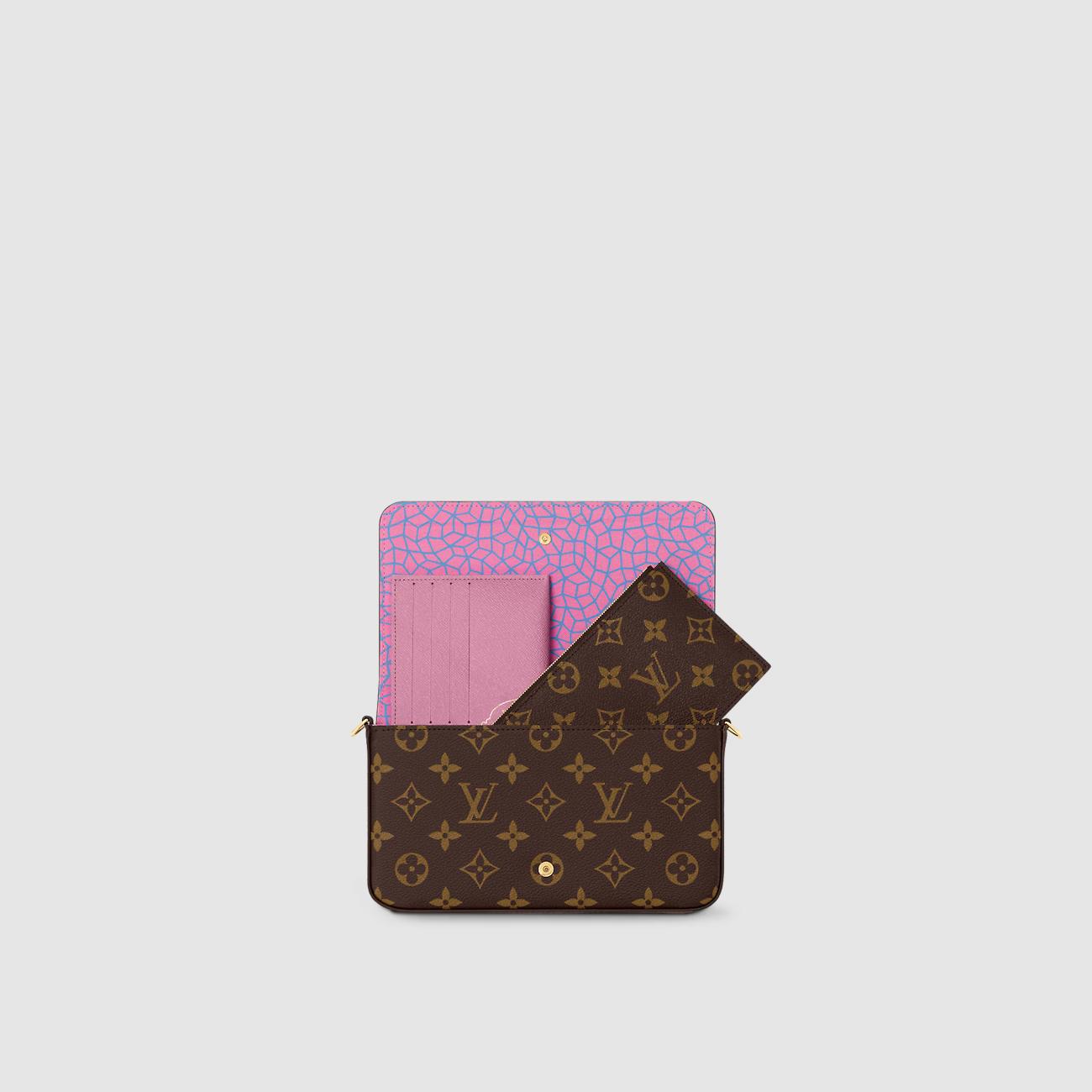 Túi Louis Vuitton Félicie Pochette LV x YK Nữ Hoạ Tiết